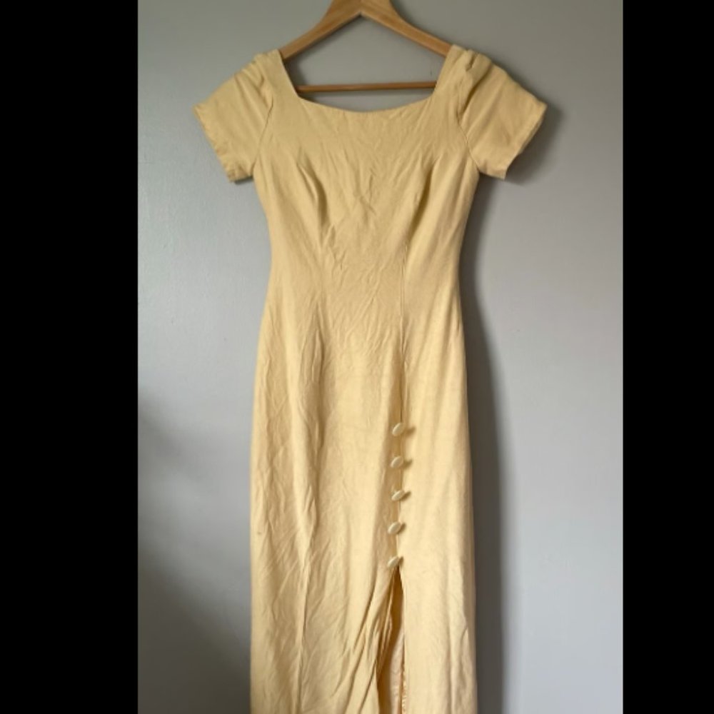 Vintage 1980s Alfred Angelo Maxi Dress